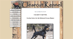 Desktop Screenshot of clearcutkennel.com